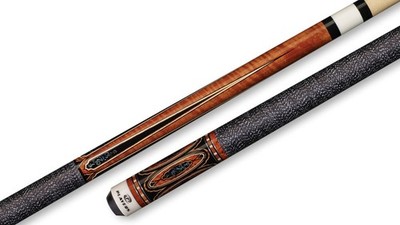 Players G4120 Pool Cue   Umber Tiger Maple, Linen Wrap, 18 21 oz
