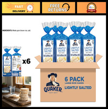 Gluten-Free Large Rice Cakes, Lightly Salted, 100 Whole Grains, 4.47 Oz, 6 Pack