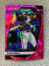 2025 Panini Prizm #87 Arjun Nimmala Pink Ice Prizms