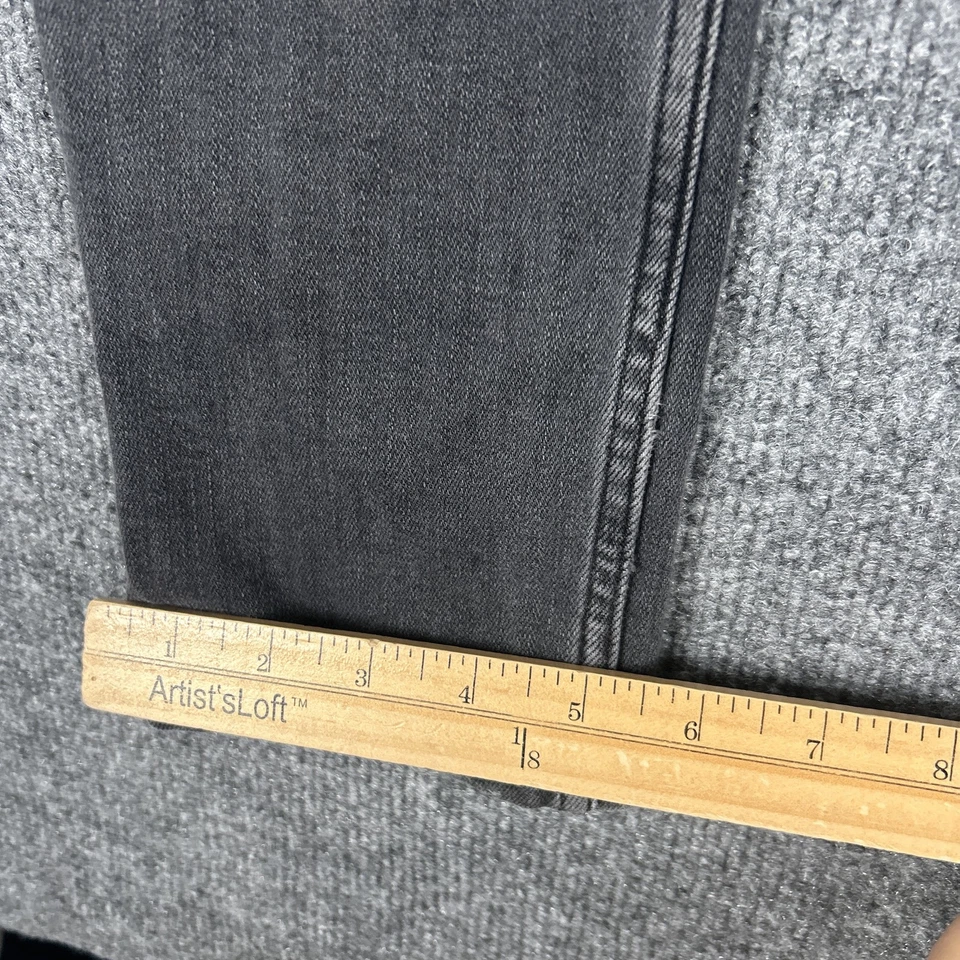 Pantalones de mezclilla AllSaints Cigarette para mujer 28 ajustados elásticos con botones Foto 3 de 4