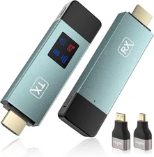 Wireless Hdmi Transmitter and Receiver, Wireless HD Extender Plug & Play Portabl