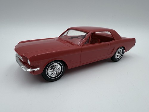 Vintage 1966 Ford Mustang Dealer Promo Model Car Red on Red
