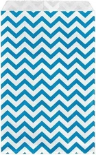 200 pcs of Chevron Paper Gift Bags Shopping/Merchandise Sales Flat Bags