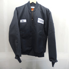 VTG Red Kap Denver Post 80s 90s Mechanic Quilted Jacket Dark Gray Size M Reg