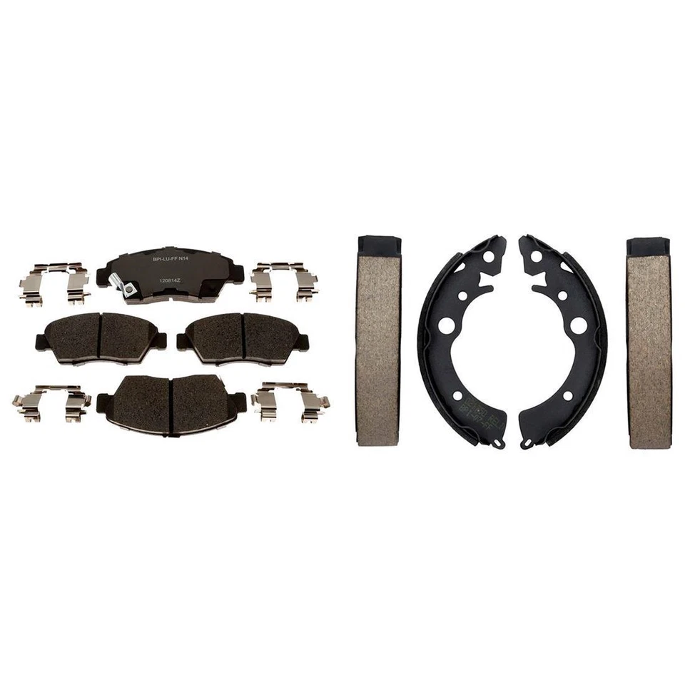 Kit pastillas freno cerámicas delanteras traseras zapatas freno para Honda Civic del Sol 1994-1997 Foto 4 de 4