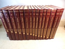 VTG Britannica Junior Encyclopedia 1954 Edition Complete 15 Volume Set HC