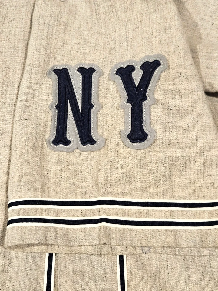 Camiseta deportiva de lana Colosseum MLB 'NY Yankees''Babe Ruth' #3 retro 1932 - para hombre talla 3XL Foto 4 de 4