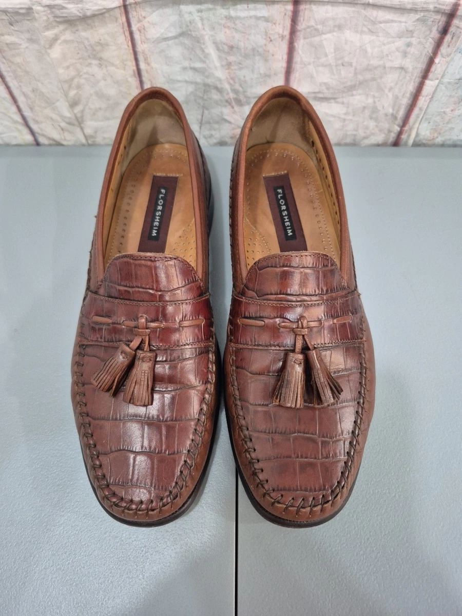 Florsheim Animal Print Leather Upper Dress Shoes for Men for  display picture 3