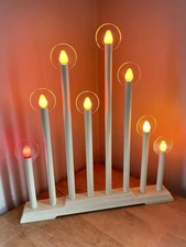 Vintage NOMA Halo Candelabra Candolier GE Orange Lights