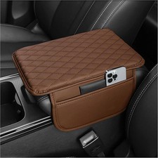 Upgraded Car Center Console Cover,Microfiber Leather Car Armrest Cover Cushion w
