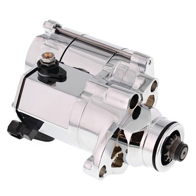 New All Balls Big Twin Starter - 1.4kw - Chrome - 07 up for Harley FLHTK CVO 14