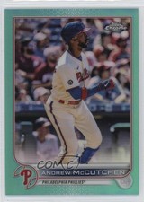 2022 Topps Chrome Aqua Refractor 99/199 Andrew McCutchen #153 d4v