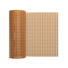 16" x13FT Plastic Rattan Cane Webbing, Woven Open Mesh Cane Net Roll for DIY ...