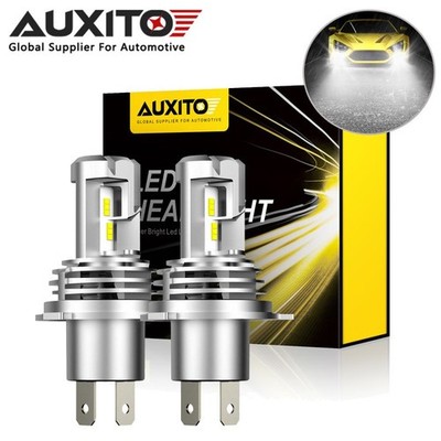 2x AUXITO H4 LED 9003 Headlight Bulbs Kit High Beam Low White 6000K 12000LM M3