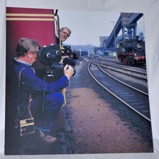 (99.103) Dreharbeiten Kokerei Anna Alsdorf 1991, Großfoto auf Platte ~74*77