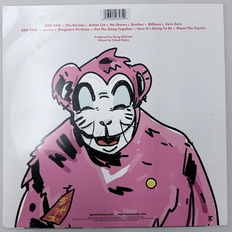 Gerard Way "Hesitant Alien" виниловая пластинка альбом - прозрачный винил - первый сольный альбом - Изображение 2 из 4