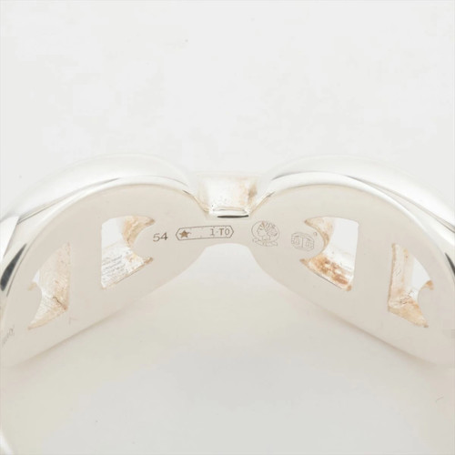 HERMES Chaine d'Ancre Ring 925 US#6-3/4 P0058246 - Picture 6 of 8