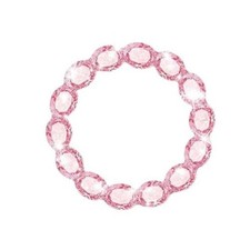 Bling Car Start Button Cover, Diamond-Encrusted Engine Start-Stop 1 PC Pink