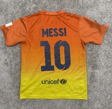 Messi #10 FC Barcelona Away Jersey 2012-13 | Vintage Soccer Shirt | Nike Dri-Fit