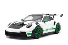 Norev 1/18 PORSCHE 911 GT3 RS Weissach 2022 Model Car -WHITE/GREEN-