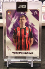 2026 Topps Total Football Veljko Milosavljevic Rookie Purple #5/25