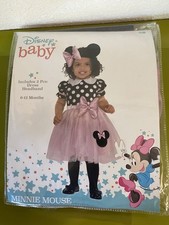 Disney Baby Minnie Mouse Halloween Costume 6-12 Months Infant 2 Piece NEW