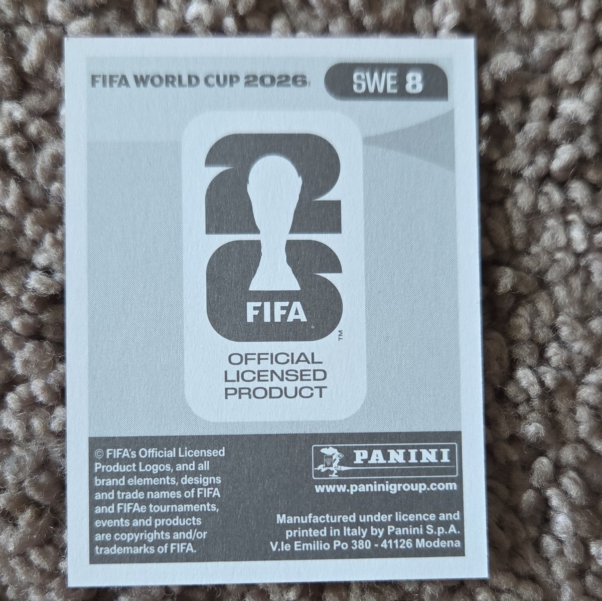 Panini FIFA World Cup 2026 Lucas Bergvall SWE 8 Sweden | eBay