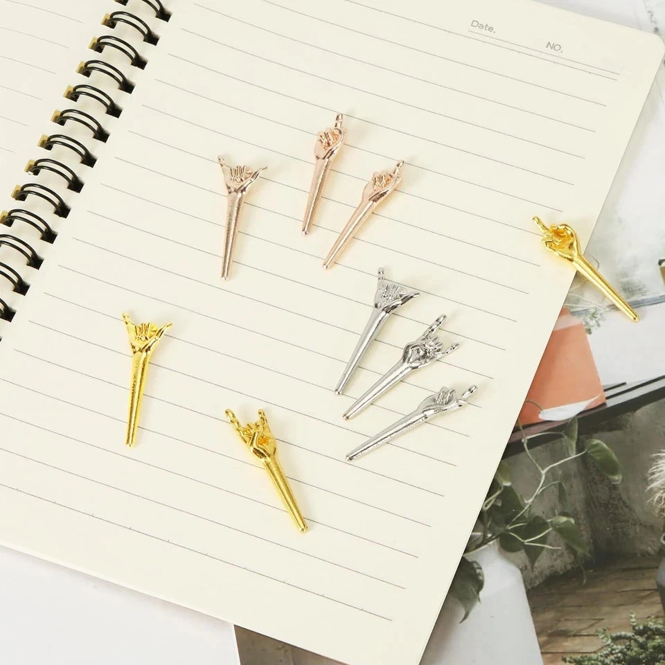 9 piezas clavijas para tabla de cuna, clavijas de cuna de metal clavijas divertidas para dedos gestos cuna Foto 3 de 4