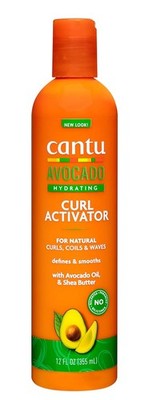 Cantu Avocado Hydrating Curl Activator Cream, 12 Ounce (Pack of 1) 