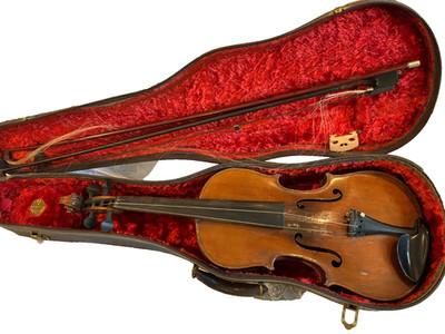 Antique German 4/4 Violin Estate Project - Special Historical Stradivarius Works