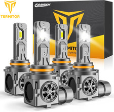 Termitor 90059006 Led Light Bulb 150000lm Ultra Brigt White 4x Hilow Lamp Beam