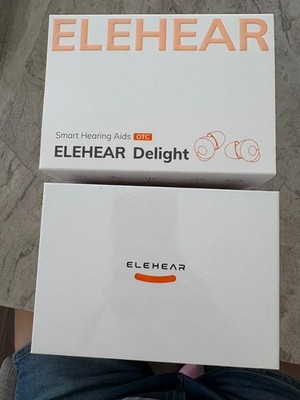 ELEHEAR-Delight Hearing Aids Set * 1 Sealed Box Preowned