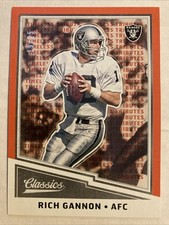 Rich Gannon 2017 Panini Classics Timeless Tributes ORANGE 19/25 Oakland Raiders