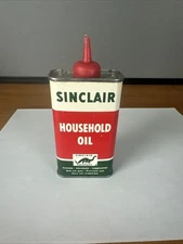 Vintage Sinclair Household Oil 4oz Oiler Oil Can. 