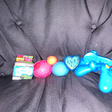 Assorted Gel Squeeze Ball Lot, Multicolor Textured Squishy Stress Toys