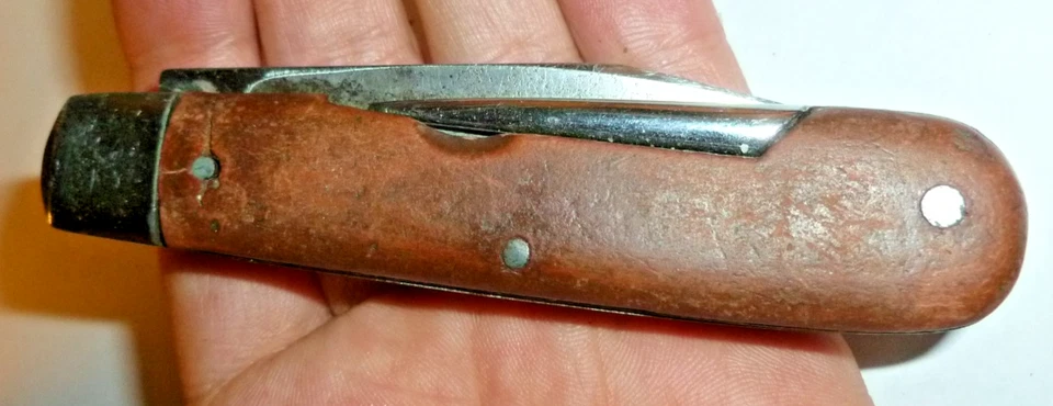 Vintage Rare 1932 Wenger Delemont Fibre model 1908 Soldier Swiss Army Knife 32 - Image 2 of 4