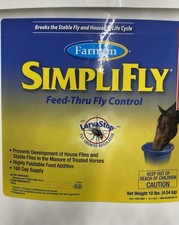 Farnam SimpliFly Feed Through Fly Control for Horses 10 lbs, 160 Day Supply