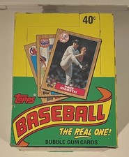 1987 Topps Baseball Wax Pack Box 36 UNOPENED PACKS - Bonds, Jackson, McGwire