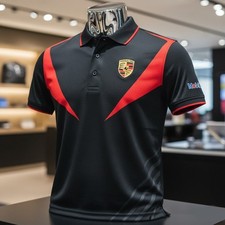 Porsche Motorsport Heritage Racing Retro Mans Short Sleeve Polo Shirt 3d, S-5XL