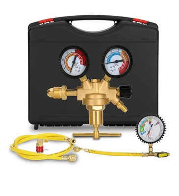 #ad #ad Automotive HVAC Pressure Tester Kit Nitrogen Regulator R134a Connector Case $99.00