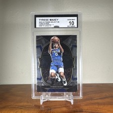 TYRESE MAXEY 2022-23 Panini Select Concourse #9 76ers CCG GEM MINT 10 🏀