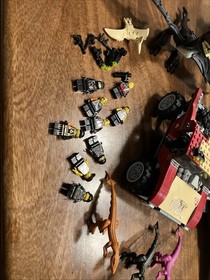 LEGO Dino Attack T-1 Typhoon vs. T-Rex (7477) Huge Lot 99% Complete