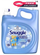 Snuggle Advanced Softness Liquid Fabric Softener, Blue Sparkle 259 loads, 176 oz 0.12 per gallon