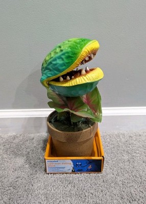 NEW Man Eating Plant Venus Flytrap Animated Halloween Shop of Horrors LED Sound 
