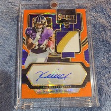 2023 Select - RPA Keaton Mitchell #RSM-KMI Neon Orange Pulsar Prizm 13/33