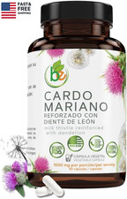 Cardo Mariano Reforzado Con Diente Leon Milk Thistle Reinforced W/Dandelion 90