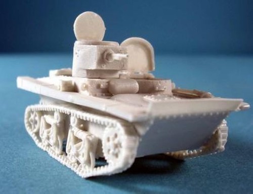 Tanque anfibio ruso T-37 ruso Milicast BR11 1/76 resina Segunda Guerra Mundial - Imagen 2 de 4