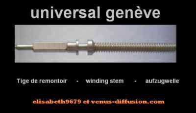 tige 401 winding stem aufzugwelle universal geneve 246