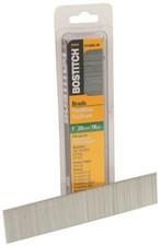 BOSTITCH 18 GAUGE BRAD NAILS 1 INCH 1000 PACK...