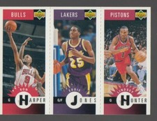 L Hunter/E Jones/R Harper 1996-97 Collector's Choice Mini-Cards #M113 